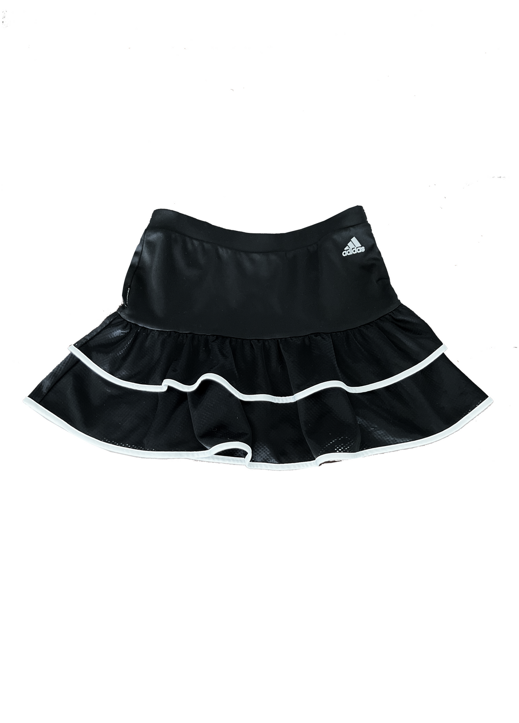 Adidas Vintage Black Frill Sports Skirt