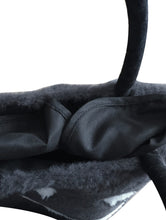 Load image into Gallery viewer, No Name Small Black Fuzzy Handbag
