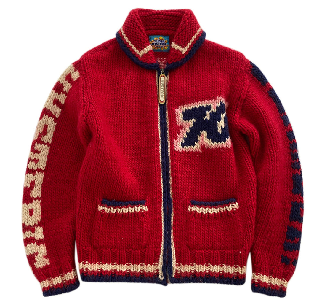 Hysteric Glamour Rare Super Red Knit Sweater