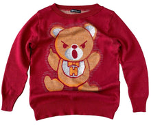 Load image into Gallery viewer, Hysteric Glamour Rare F*** Red Teddy Bear Sweater
