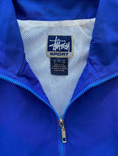 Load image into Gallery viewer, Stussy Blue Track Jacket
