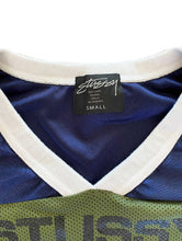 Load image into Gallery viewer, Stussy Green and Blue Jersey
