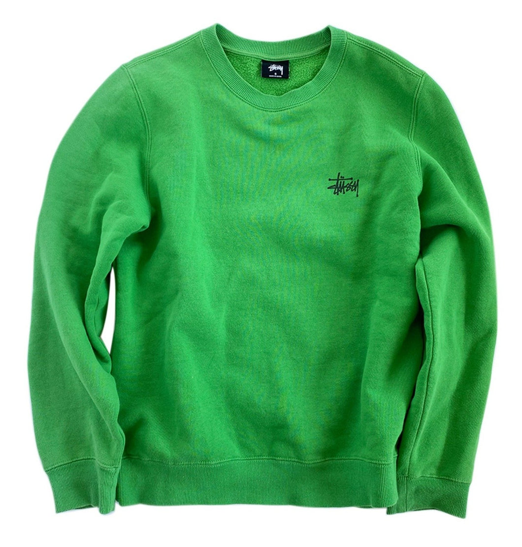 Stussy Green Vintage Graphic Sweater