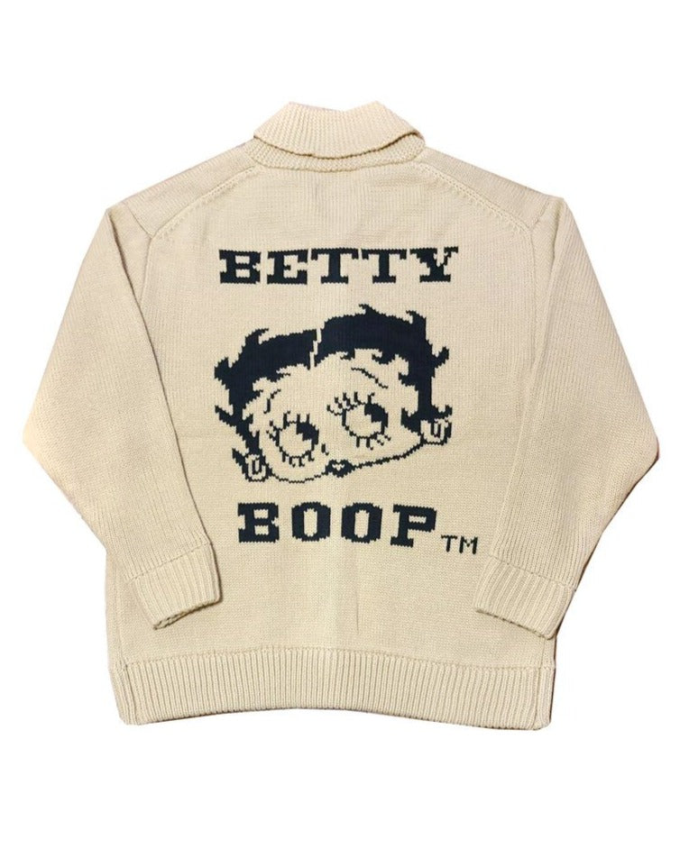 Betty Boop Vintage Knitted Cream Sweater