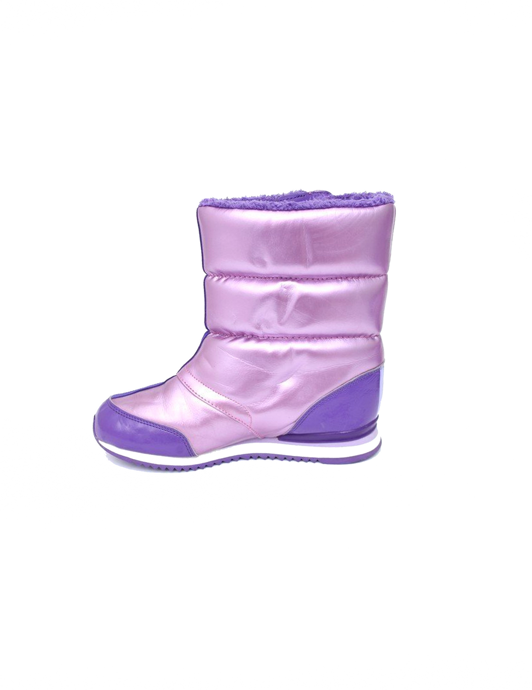Adidas Purple Patent Puffy Boots