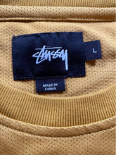 Load image into Gallery viewer, Stussy Brown Perforated Jersey Shortsleeve
