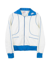 Load image into Gallery viewer, Nike White and Blue Track Bomber
