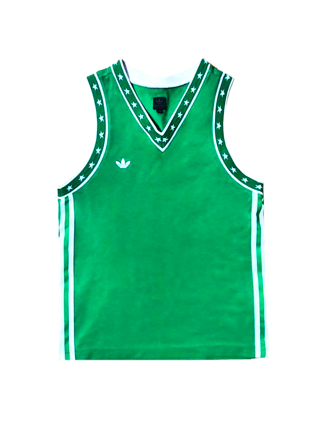 Adidas Green Logo Trim Tank