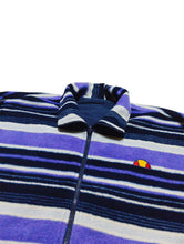 Load image into Gallery viewer, Ellesse Purple Striped Reversible Fleece Zip-Up
