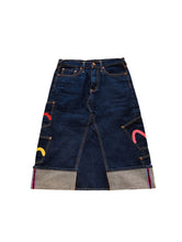 Load image into Gallery viewer, Evisu Donna Rare Multi-Patch Skirt
