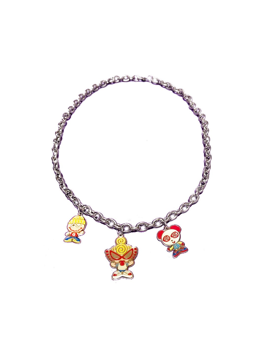 Hysteric Glamour Silver Character Charm Necklace