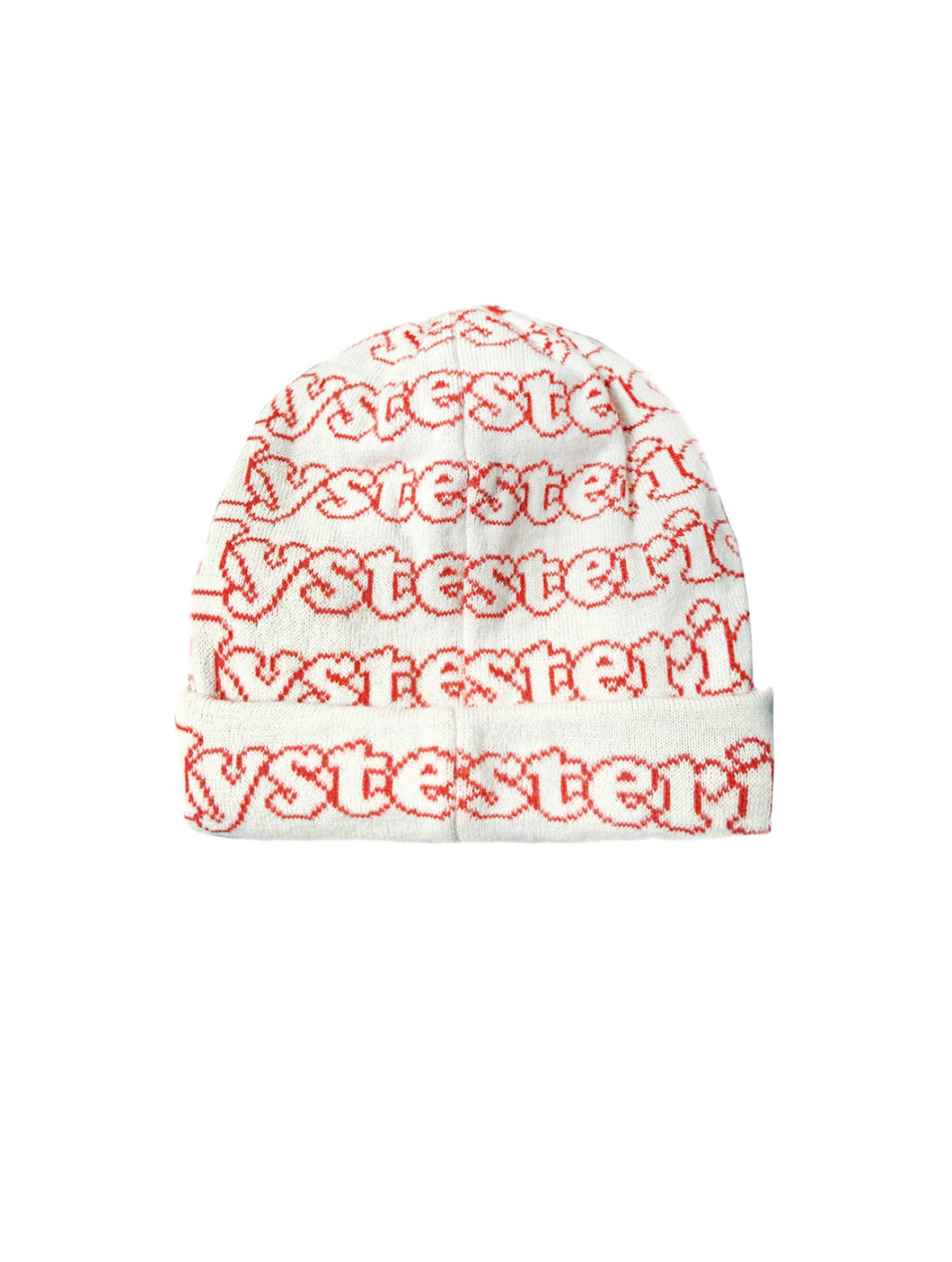 Hysteric Glamour Red Typographic Knit Hat