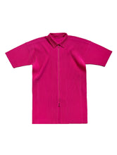 Load image into Gallery viewer, Issey Miyake Pleats Please Pink Zip-Up Shirt
