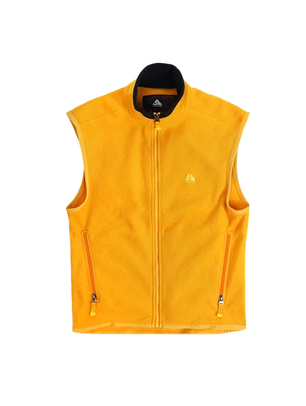 Nike ACG Orange Yellow Fuzzy Technical Vest