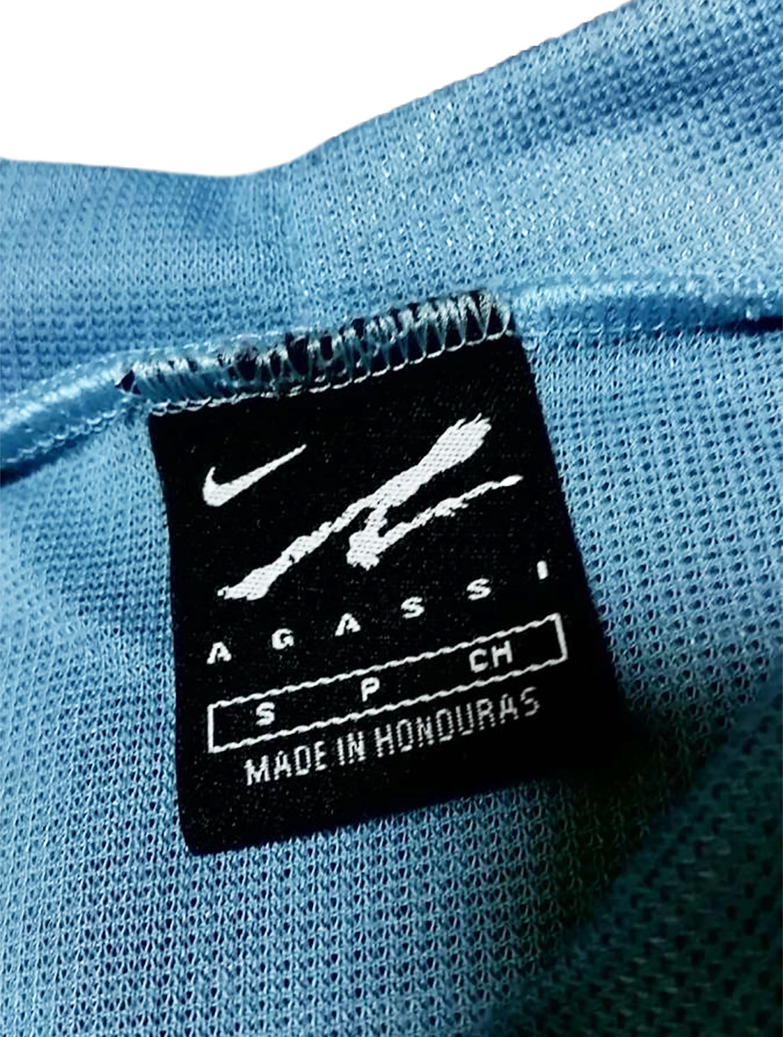 platform Gemaakt om te onthouden heroïne Nike Agassi Vintage Blue T-shirt – intoike
