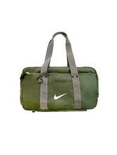 Load image into Gallery viewer, Nike Khaki Green Canvas Duffle Bag
