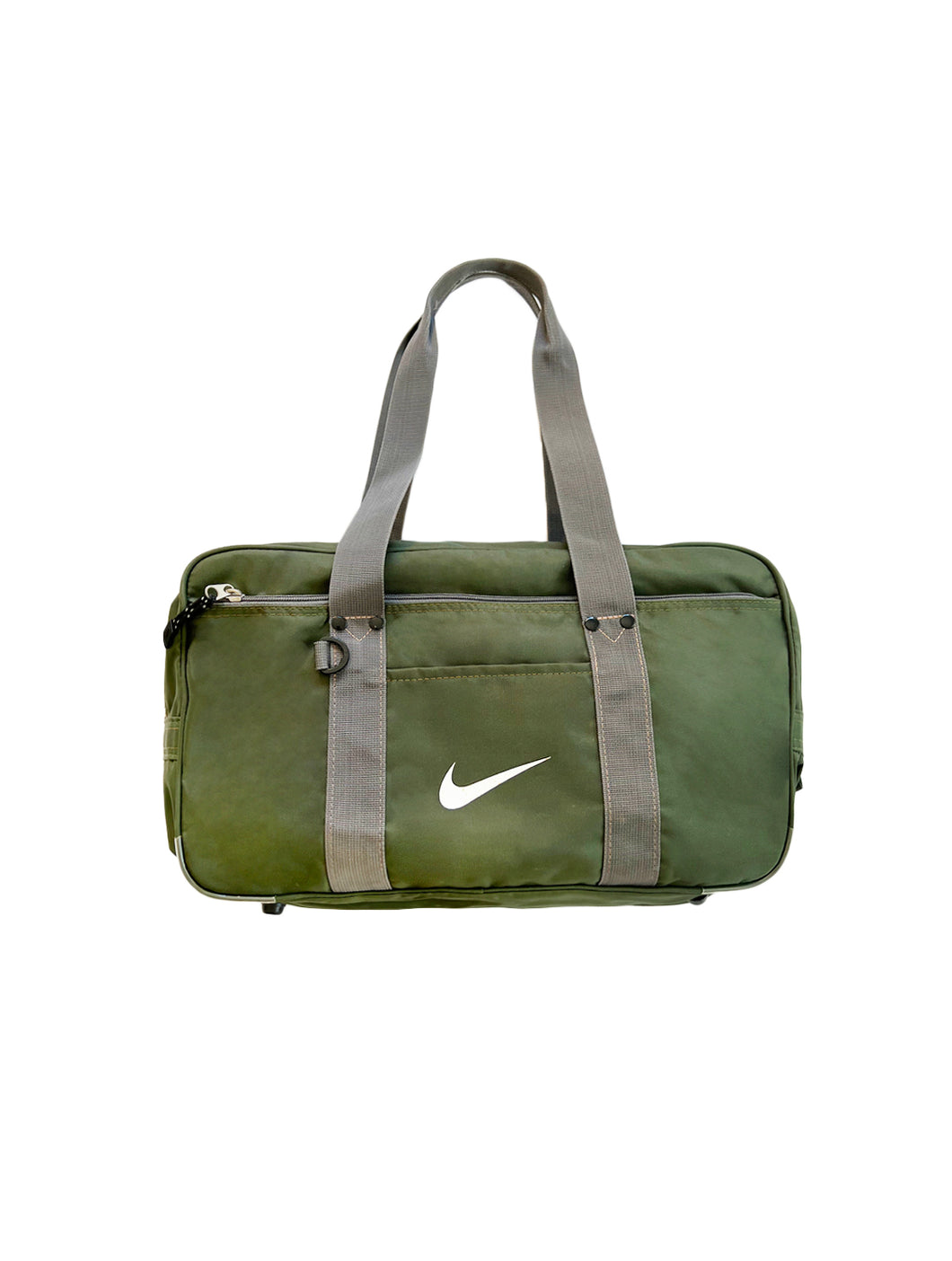 Nike Khaki Green Canvas Duffle Bag