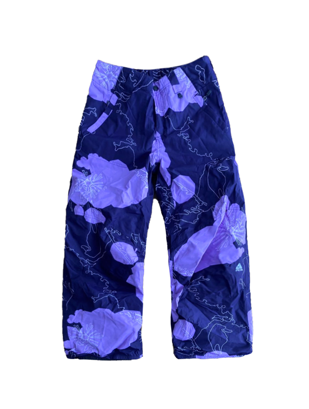 Nike ACG Mountain Equipment Purple Blue Pattern Pants
