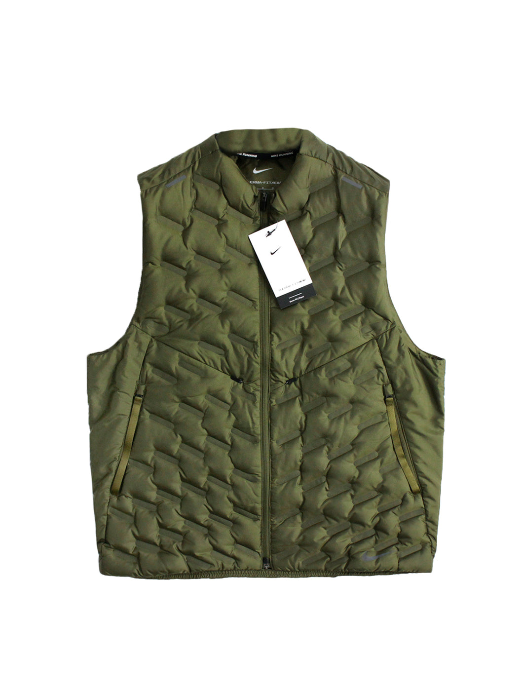 Nike Therma-FIT Olive Green Puffer Vest