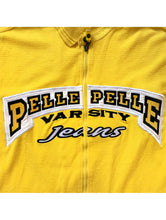 Load image into Gallery viewer, Pelle Pelle Yellow Varsity Zipper Jersey
