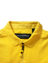 Load image into Gallery viewer, Pelle Pelle Yellow Varsity Zipper Jersey
