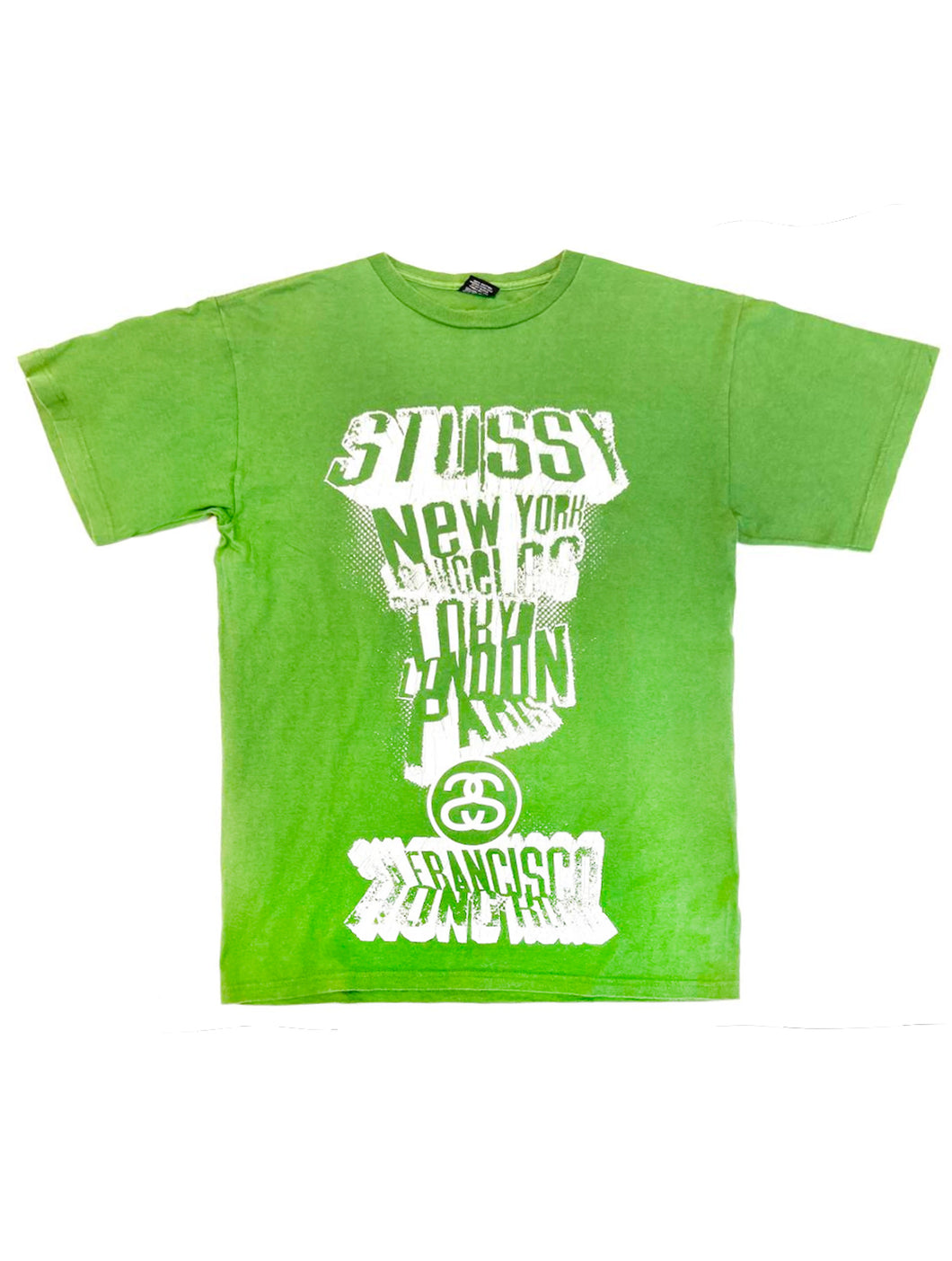 Stussy Green City Graphic T-Shirt