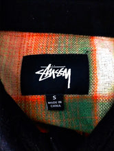 Load image into Gallery viewer, Stussy Plaid Knit Collared Top
