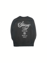 Load image into Gallery viewer, Stussy Black Graphic Sweater
