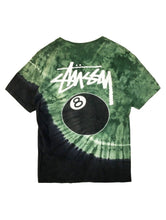 Load image into Gallery viewer, Stussy Green 8 Ball Tie-Dye Tee
