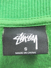 Load image into Gallery viewer, Stussy Green Vintage Graphic Sweater
