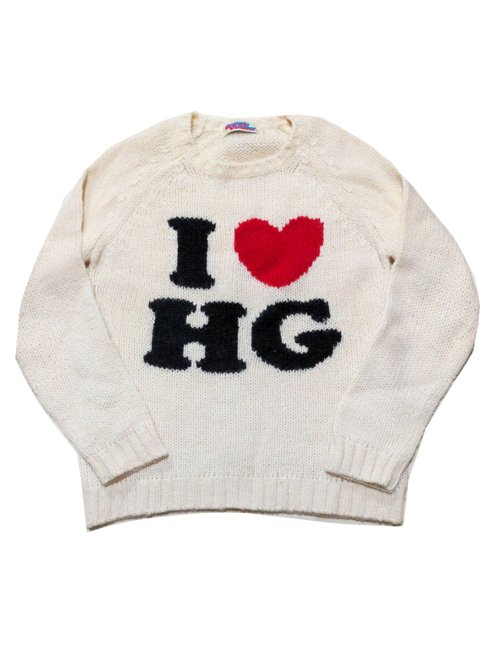Hysteric Glamour I Heart HG Rare White Knit